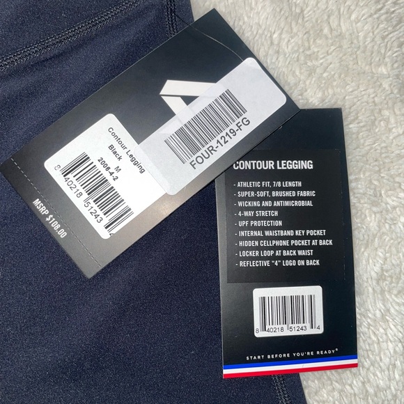 Fourlaps Black Contour Legging - Picture 2 of 6